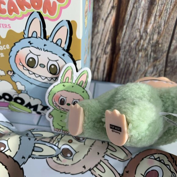 POP MART Labubu The Monsters Exciting Macaron GreenGrape - Picture 3 of 7